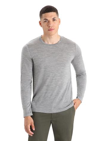 Long Sleeve Icebreaker Merino Sphere II T-Shirt Homme Grise | FR 1230ILHS